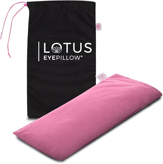 Lotus Weighted Lavender Eye Pillow – Pink Eye Mask - Image 7