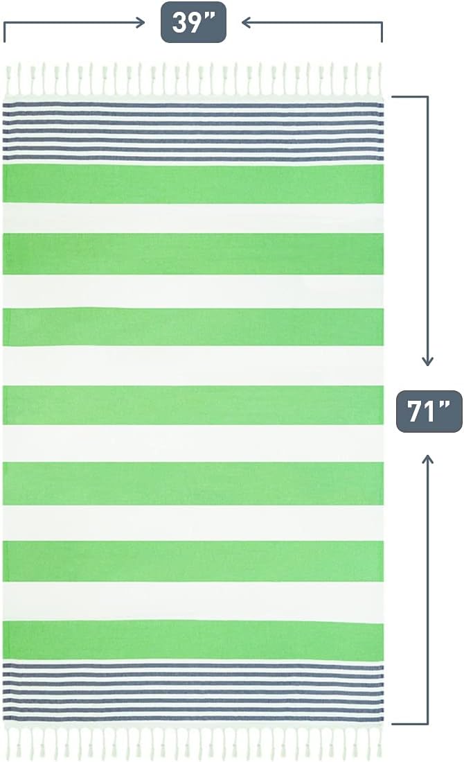 HAVLULAND Turkish Beach Towels, Oversized 40"x72" Turkish Bath Towel, Highly - Image 9