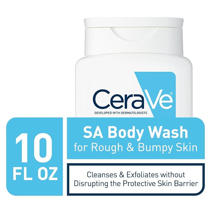 CeraVe Body Wash with Salicylic Acid, Fragrance Free Body Wash to Exfoliate - Image 2