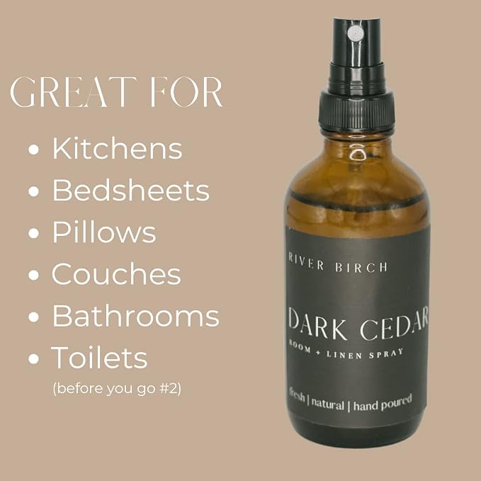River Birch Cedar and Eucalyptus Scented Linen and Room Spray | Home Fragrance - Image 2