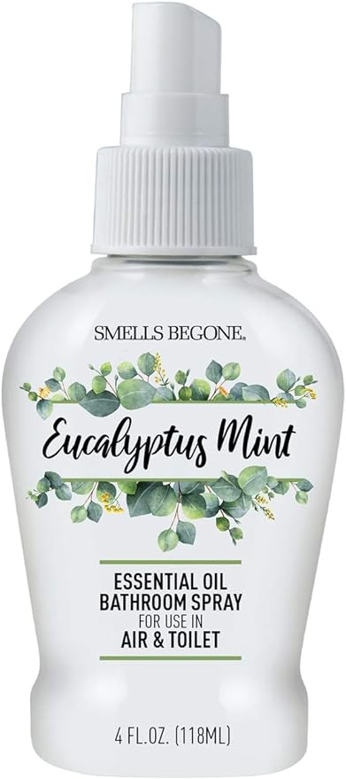 SMELLS BEGONE 4 oz Essential Oil Bathroom Spray by SMELLSBEGONE