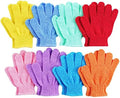 16 pcs Exfoliating Shower Gloves, Double Sided Exfoliating Bath Gloves Deep by WelcometoCVNDKN