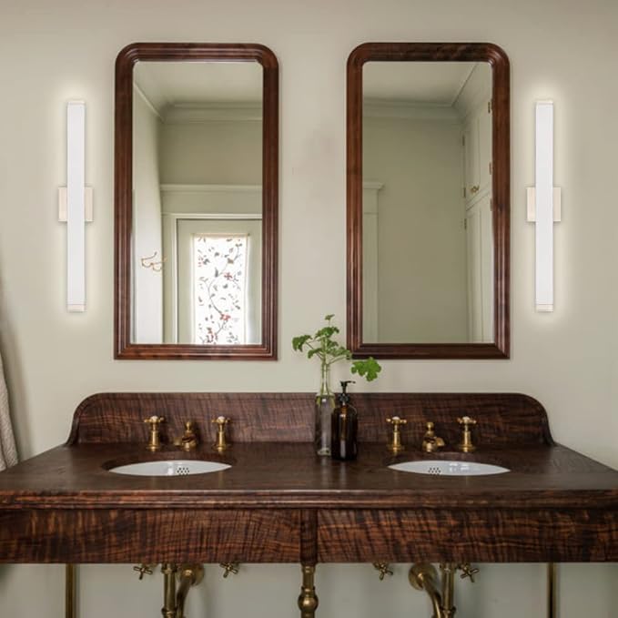 33.5 Inch Brushed Nickel LED Bathroom Vanity Light, 18W 4000K Natural White - Image 5