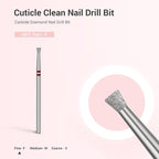 MelodySusie 6.7mm Inverted Tapered Cuticle Clean Nail Drill Bit 3/32'' - Image 4
