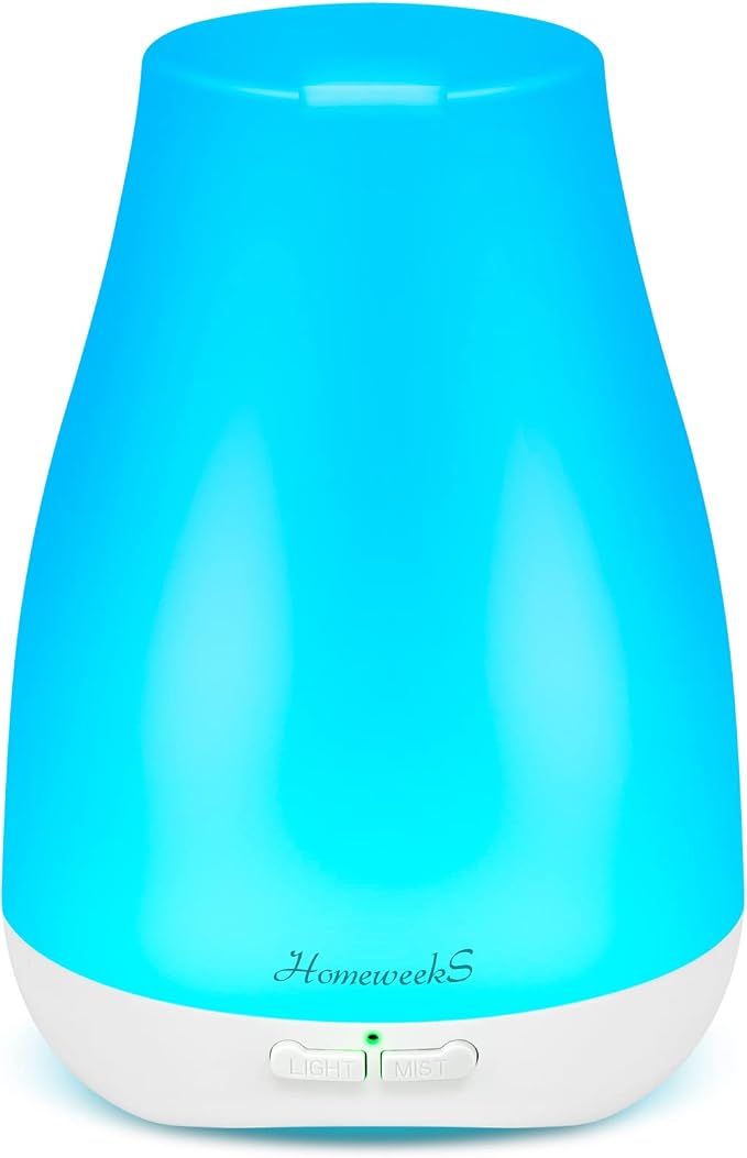 Homeweeks Diffusers, 100ml Colorful Essential Oil Diffuser by Homeweeks