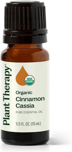 Plant Therapy USDA Certified Organic Cinnamon Cassia Essential Oil 10 mL 100% by PlantTherapy