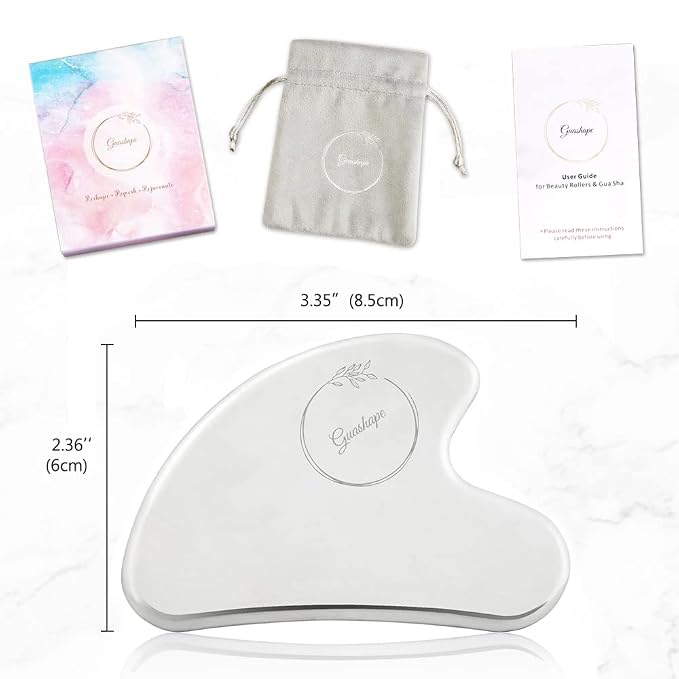 Stainless Steel Gua Sha Facial Tools | Guasha Tool - Image 5