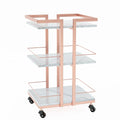 Esthetician Cart with Wheels Utility Salon Rolling Trolley, Mobile Storage by OmySalon