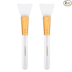 LORMAY Jelly Brush | 2 Pcs Silicone Face Mask Brushes | Mask Application Tool by LORMAY