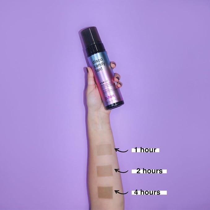 b.tan Large Candy Scented Self Tanner Mousse | Party Size Disco Candy Tan - Image 5