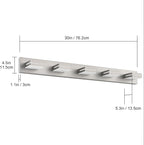 SineRise LED Modern Bathroom Vanity Light Fixtures, Brushed Nickel Modern - Image 6