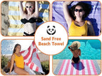 HAVLULAND Set of 5 Turkish Beach Towel Oversized 39x71 Turkish Bath Towels - Image 7