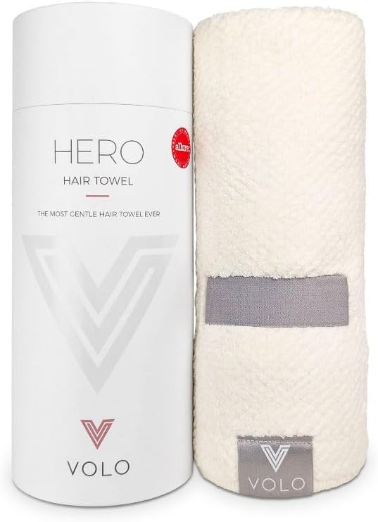 VOLO Hero Hair Towel – Ultra Soft Nanoweave™ Microfiber, Super Absorbent Quick by VOLO