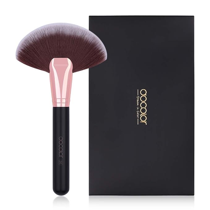 Docolor Fan Brush Finishing Powder Brush Multi-use Brush by Docolor