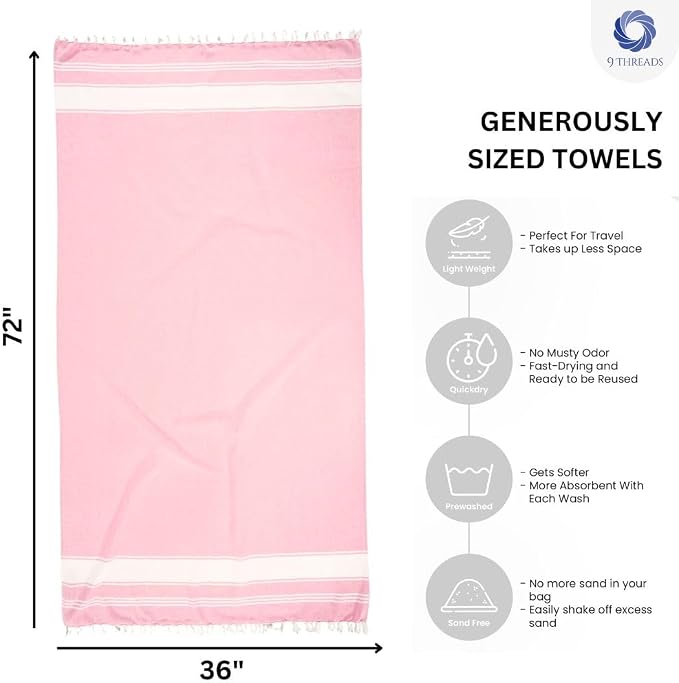 Cotton Turkish Beach Towel - Image 5