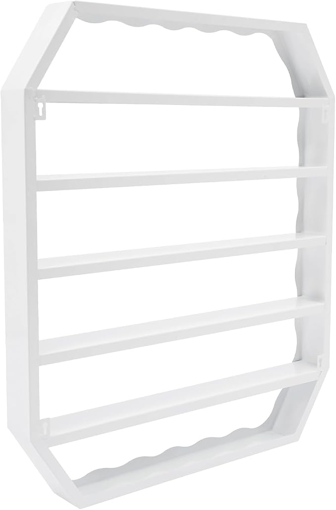 Nail Polish Organizer Wall Mounted, Metal Nail Polish Storage Holder - Image 5