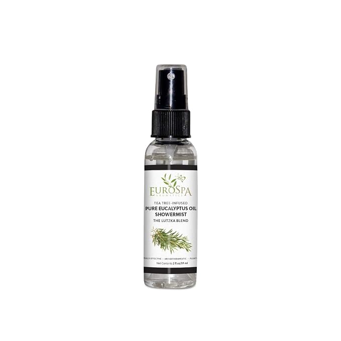 EuroSpa Aromatics Pure Eucalyptus Oil ShowerMist and Steam Room Spray, by EuroSpa+Aromatics