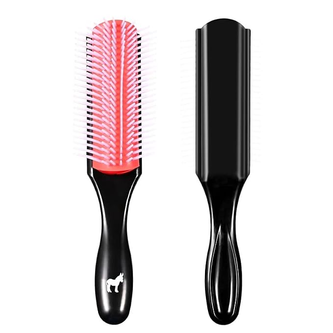 Pete & Pedro Classic Cushion 9 Row Nylon Bristle Men's & Women Hairbrush | Great - Image 3