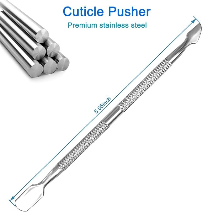 Manicure Kit for Women, 2-Piece Stainless Steel Nail Tools - Image 5