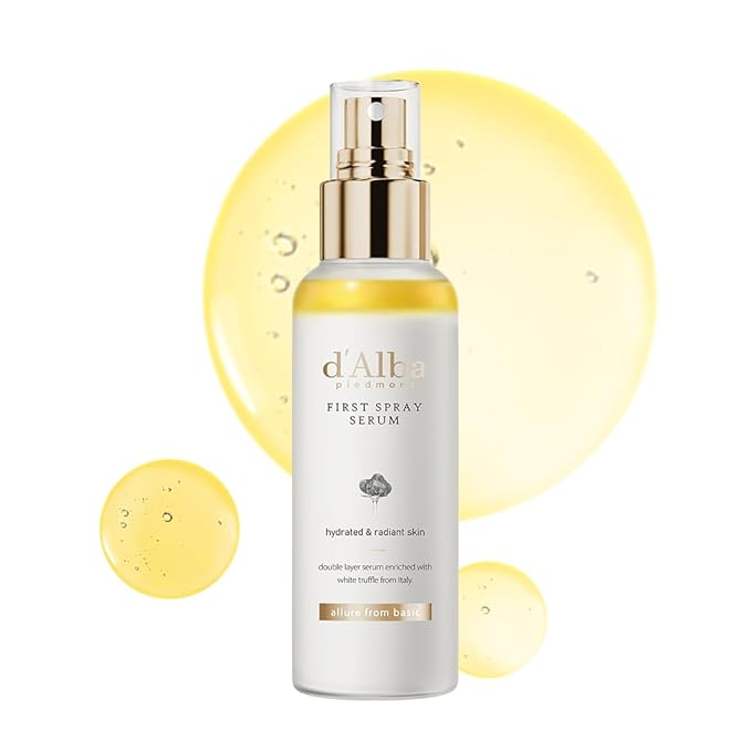 d'alba Piedmont Italian White Truffle First Spray Serum, Vegan Skin Care by dalbaPiedmont