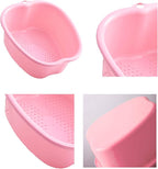 AXLOFO® Foot Soaking Bath Basin, Large Plastic Foot Soaking Tub, Feet Massage - Image 4