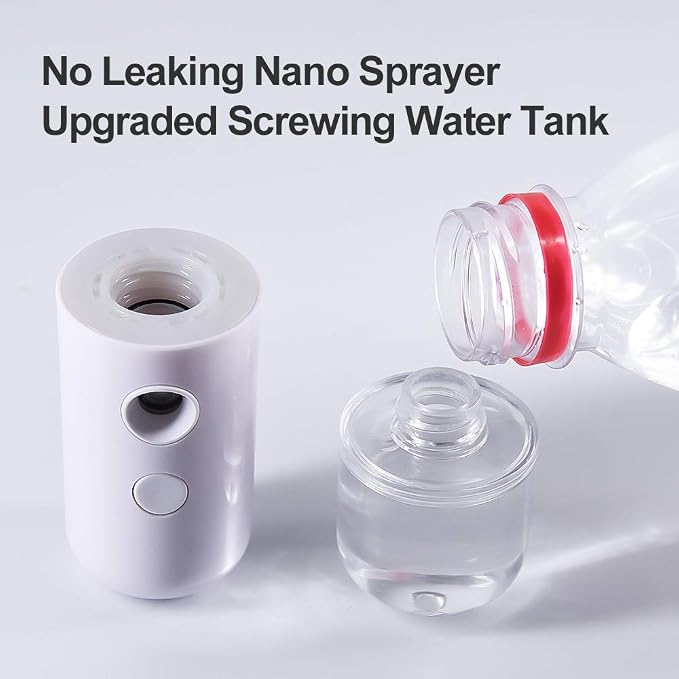 2Pack Kingsmile Facial Mister, Portable Face Mister, Cool Nano Mist Sprayer - Image 7