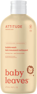 ATTITUDE Bubble Body Wash for Baby, EWG Verified, Dermatologically Tested by ATTITUDE