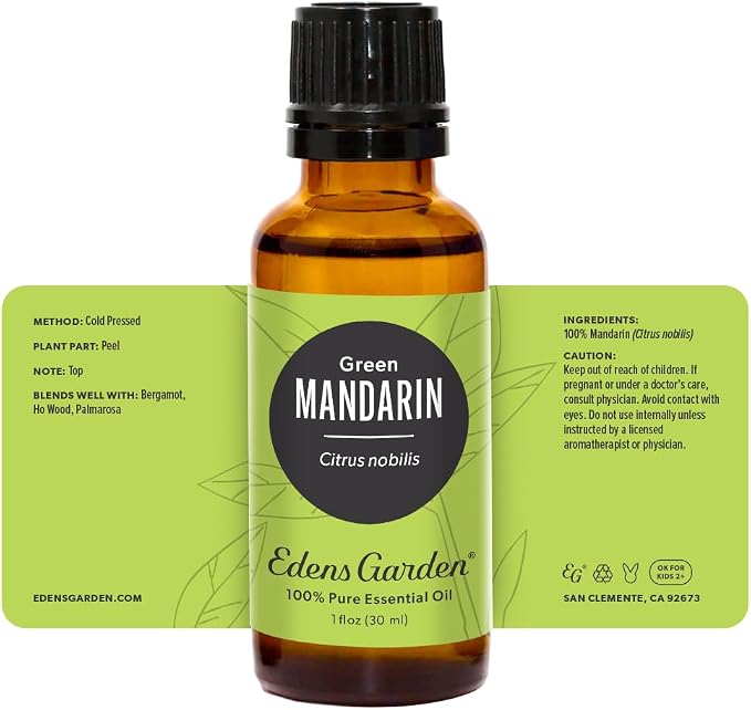 Edens Garden Mandarin- Green Essential Oil- 100% Pure Premium Grade, Therapeutic - Image 8