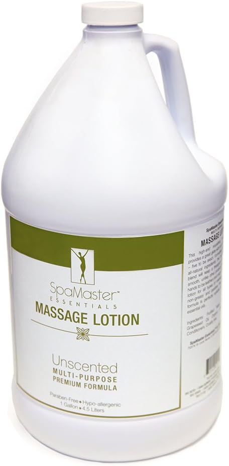 Master Massage Unscented Massage Lotion in 1 Gallon Bottle. by MasterMassage