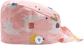 Gourd-Shaped Working Cap with Button, Adjustable Tie Back Hat Sweatband Hair by LUCKYBUNNY