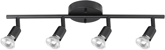 Globe Electric 59354 Payton 4-Light Track Lighting, Matte Black by GlobeElectric