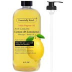 Essentially KateS Lemon Massage Lotion Body Oil Multi-Purpose Oil 8 Fl Oz - Image 2