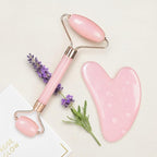 Cooling Face Roller & Gua Sha Set, Smooth Resin Facial Massage Tools - Image 5