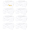 Semato Bachelorette Party Favor Set Bride and Bridesmaid Spa Headband Skincare by Semato