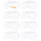 Semato Bachelorette Party Favor Set Bride and Bridesmaid Spa Headband Skincare by Semato