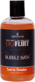 Big Flirt Pheromone Bubble Bath | Lust in Paradise 8 fl.oz. by Sensuva