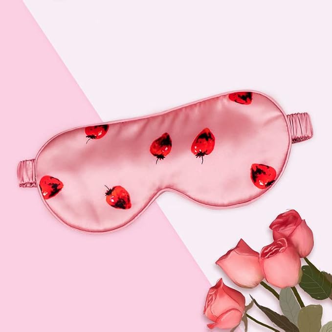 THXSILK Sleep Mask 100% 19 Momme Pure Mulberry Silk Super Smooth Cooling - Image 8