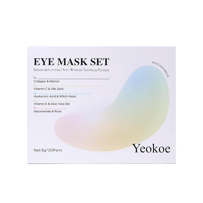 Yeokoe Under Eye Patches for Dark Circles, Eye Mask for Puffy Eyes - Image 8