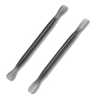 2Pcs Plastic Cuticle Pusher, Dual-end Dead Skin Nail Pusher, Gentle Plastic by HaimiLiyaHome