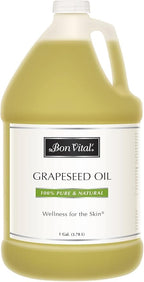Bon Vital' Grapeseed Oil, 100% Pure Skin Toner and Massage Oil, by BonVital
