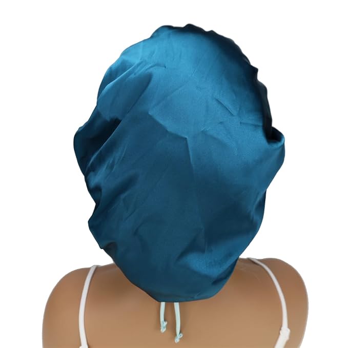 Adjustable Silk Satin Bonnet Hair Care Caps - Image 9