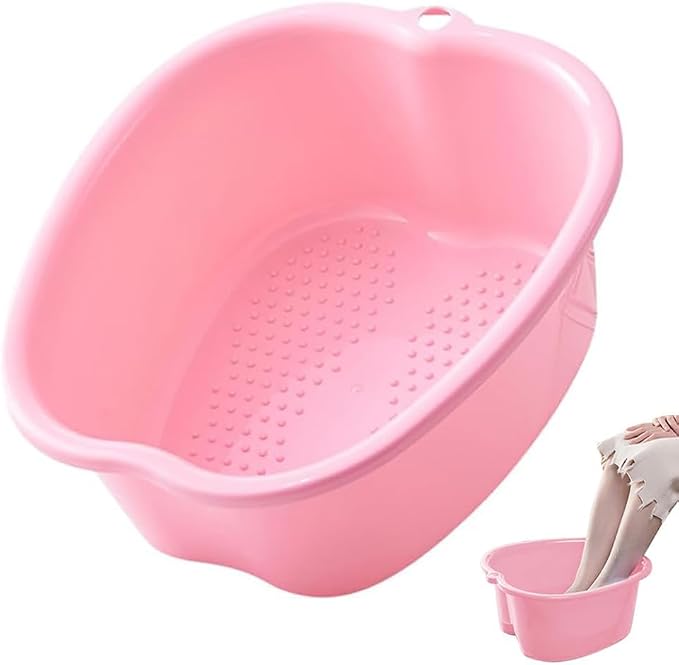 Foot Soaking Tub Large Size Foot Basin Sturdy Soaking Feet Bucket Massager Tub by Chpbolly