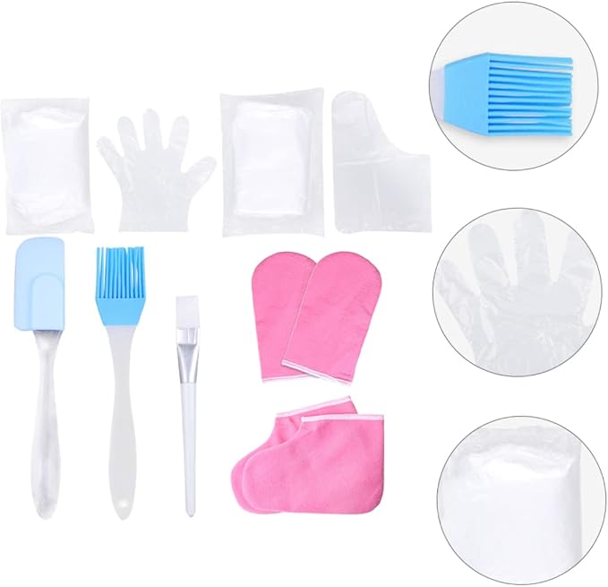 1set Paraffin Wax Hand Gloves Foot Care Supplies Hand Treatment Spa Foot Cover - Image 2