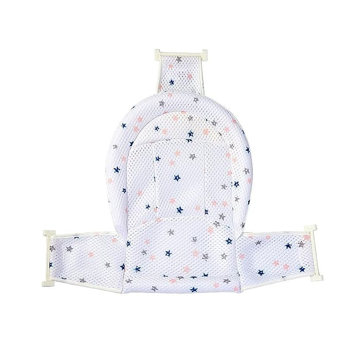 Breathable Mesh Newborn Baby Bath Mat Floating Foam Baby Tub Pillow Adjustable by Unknown