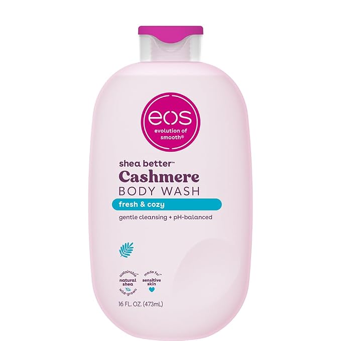 eos Cashmere Body Wash – Fresh & Cozy, Moisturizing Body Wash, Creamy Gel by eosproducts