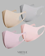 Virtue Code Second Skin Cloth Face Mask Pack. 4 Buttery Soft Masks Washable - Image 6