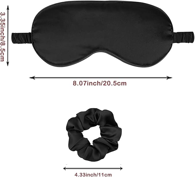 24Pcs Satin Eye Mask Silk Sleep Masks Silky Eyes Cover Blackout Blindfold - Image 3