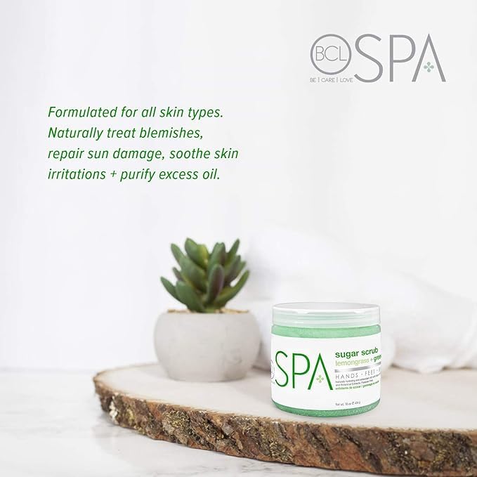 BCL SPA Lemongrass & Green Tea 4-Step Skincare Starter Kit, 16oz Each – Organic - Image 5