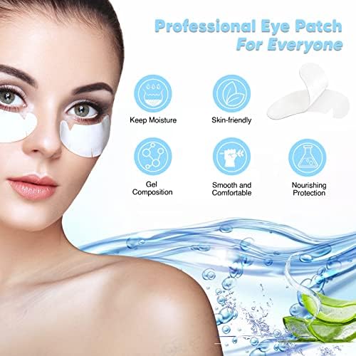 C. ARTIST 100 Pairs V-Shaped 100% Natural Eyelash Extension Under Eye Gel Pads - Image 4