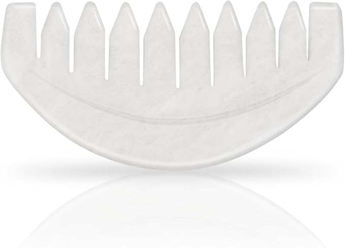 Gua Sha Comb, Natural Guasha Stone Jade, Head Scalp Caring Massage Comb by LEOSENSETOOLSFORYOU